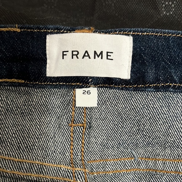 NWT Frame LeSylvie High Rise Straight Fit Button Fly Jeans Size 26 - Picture 7 of 14